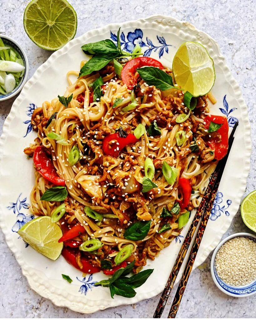 15 Best Noodle Recipes With Chicken, Beef, Or Pork And Veggies 15 Sesame Pork And Vegetable Noodle Stir Fry