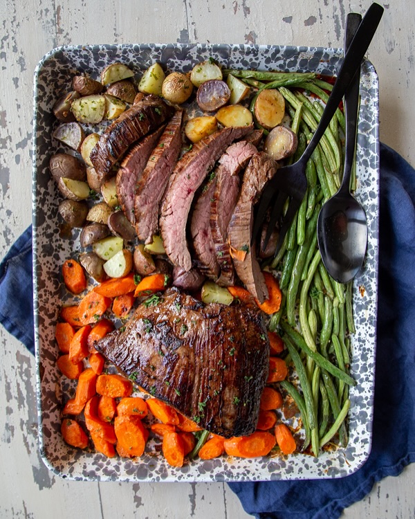 Sheet Pan Steak And Veggies