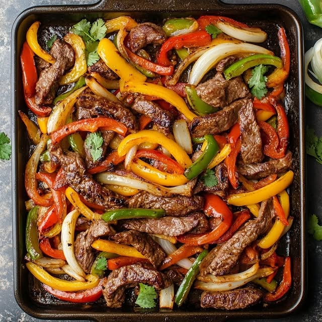 Sheet Pan Steak Fajitas