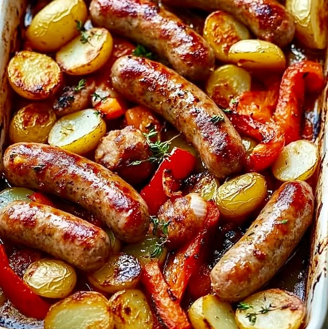 Smoked Sausage With Peppers And Onions