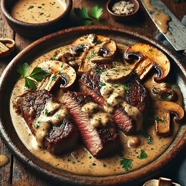 Steak And Mushroom Skillet