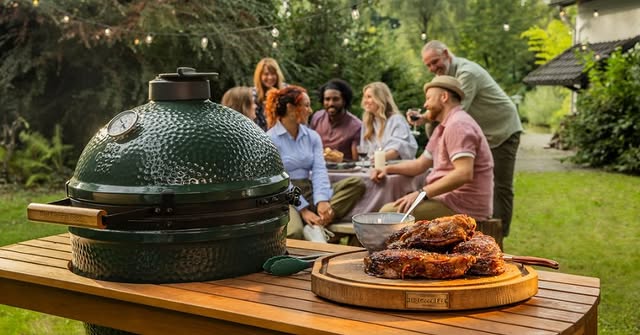 Top 8 Big Green Egg Outdoor Kitchen Inspirations 6 The Full Outdoor Chefs Kitchen