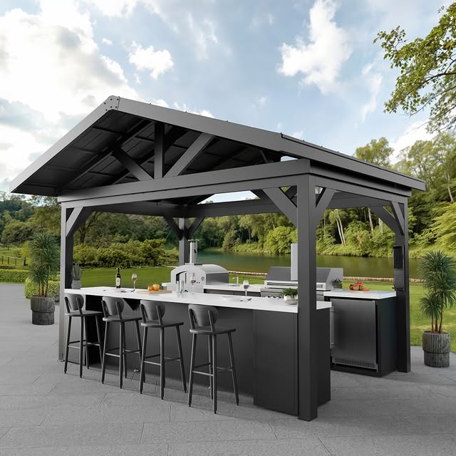 Turn Your Backyard Into A Pizzeria: 17 Outdoor Kitchen With Pizza Oven Ideas 5 The Outdoor Chef Station