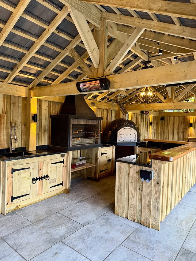 Turn Your Backyard Into A Pizzeria: 17 Outdoor Kitchen With Pizza Oven Ideas 6 The Wood Fired Pergola Kitchen