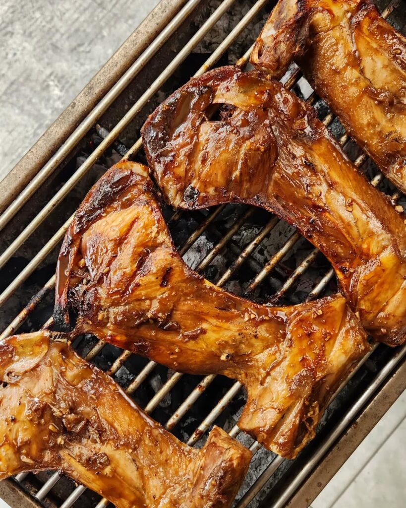 Tuna On A Charcoal Grill