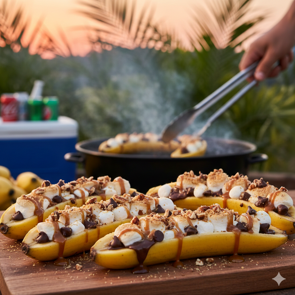 24 Sleepover Bbq Ideas Kids And Teens Will Love 21 Bbq Banana Boats