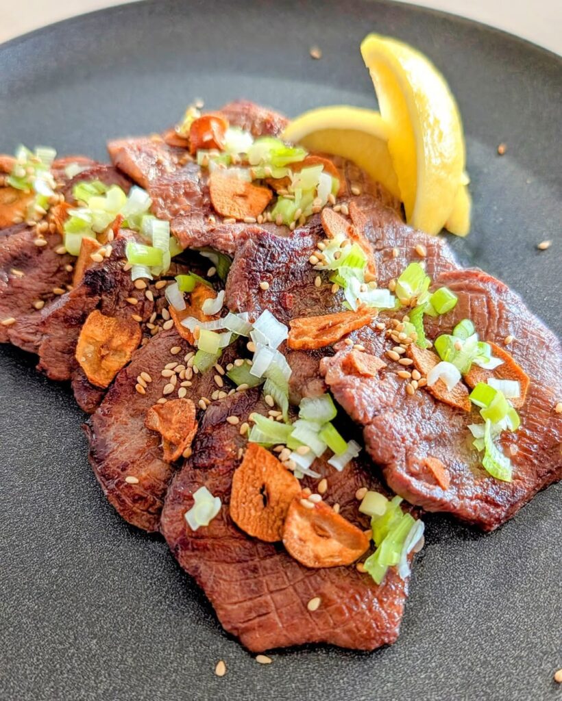 21 Exotic Korean Bbq Recipes You Need To Try This Weekend 13 Beef Tongue Slices With Sesame Dipping Sauce