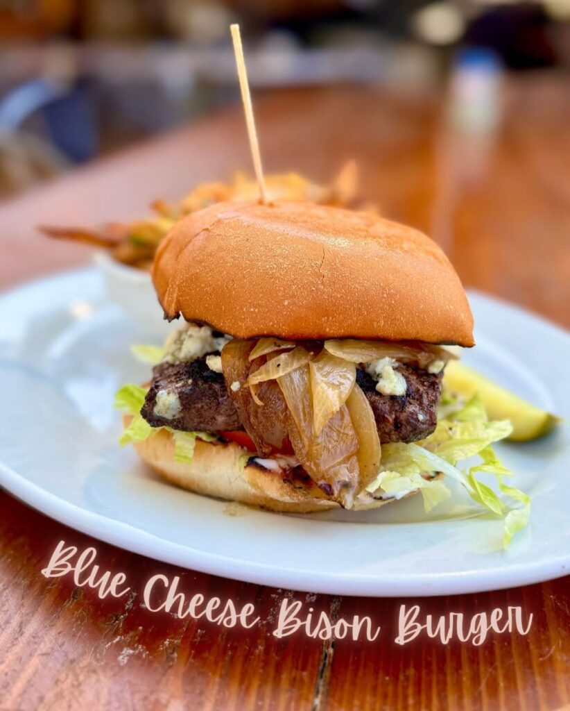 50 States, 50 Burgers: Iconic American Hamburger Recipes 40 Bison Blue Burger