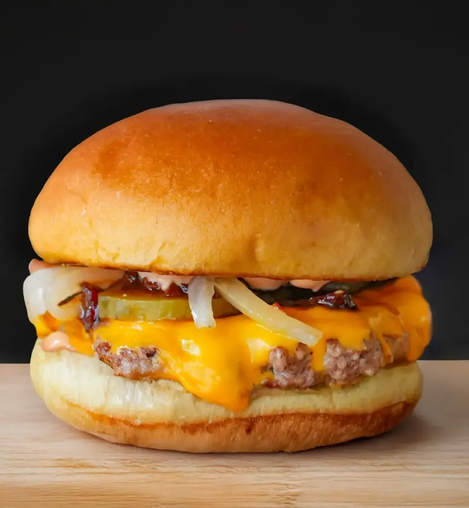 50 States, 50 Burgers: Iconic American Hamburger Recipes 3 Cheddar Melt Burger