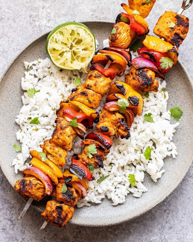 Chicken Fajita Skewers
