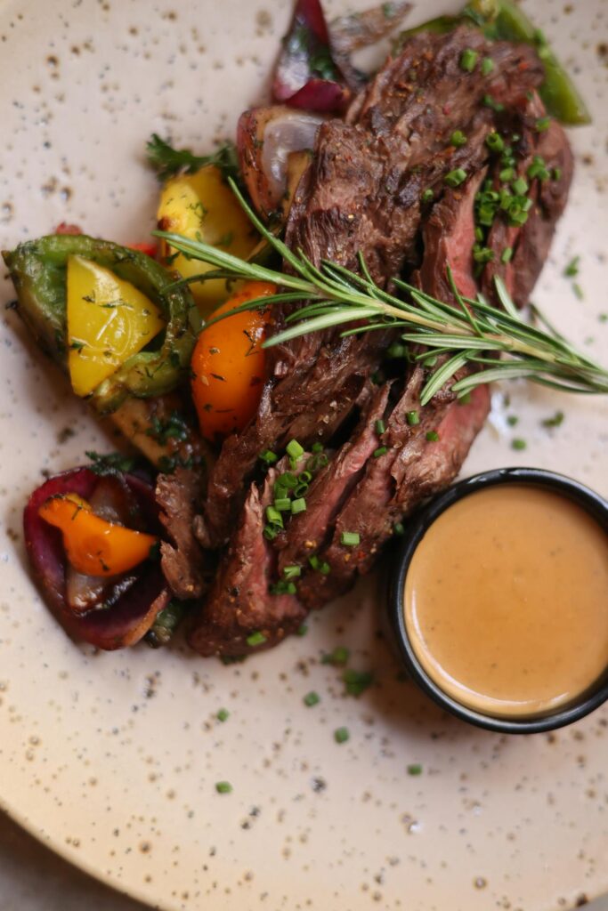 Classic Herb Crusted Roast Beef With Root Vegetables