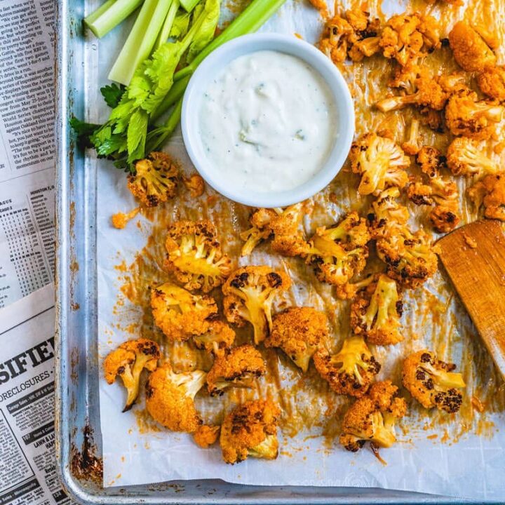 Creamy Grilled Cauliflower Wedges With Herb Tarator