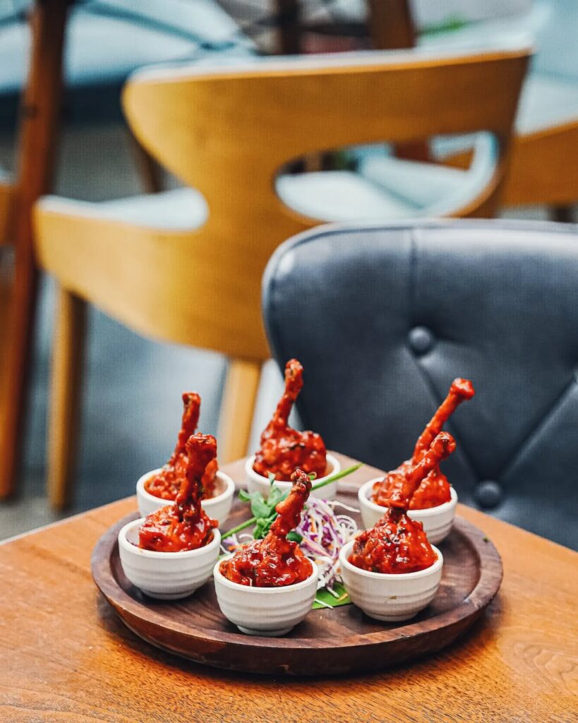 Irresistible Peri Peri Chicken Lollipops With Homemade Marinade 1 Delicious Peri Peri Chicken Lollipops Served