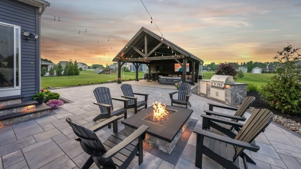 Fire Pit Outdoor Kitchen
