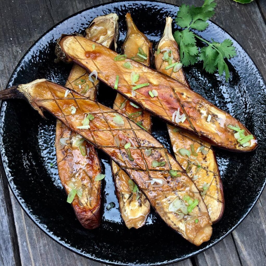 21 Exotic Korean Bbq Recipes You Need To Try This Weekend 19 Grilled Eggplant With Gochujang Glaze