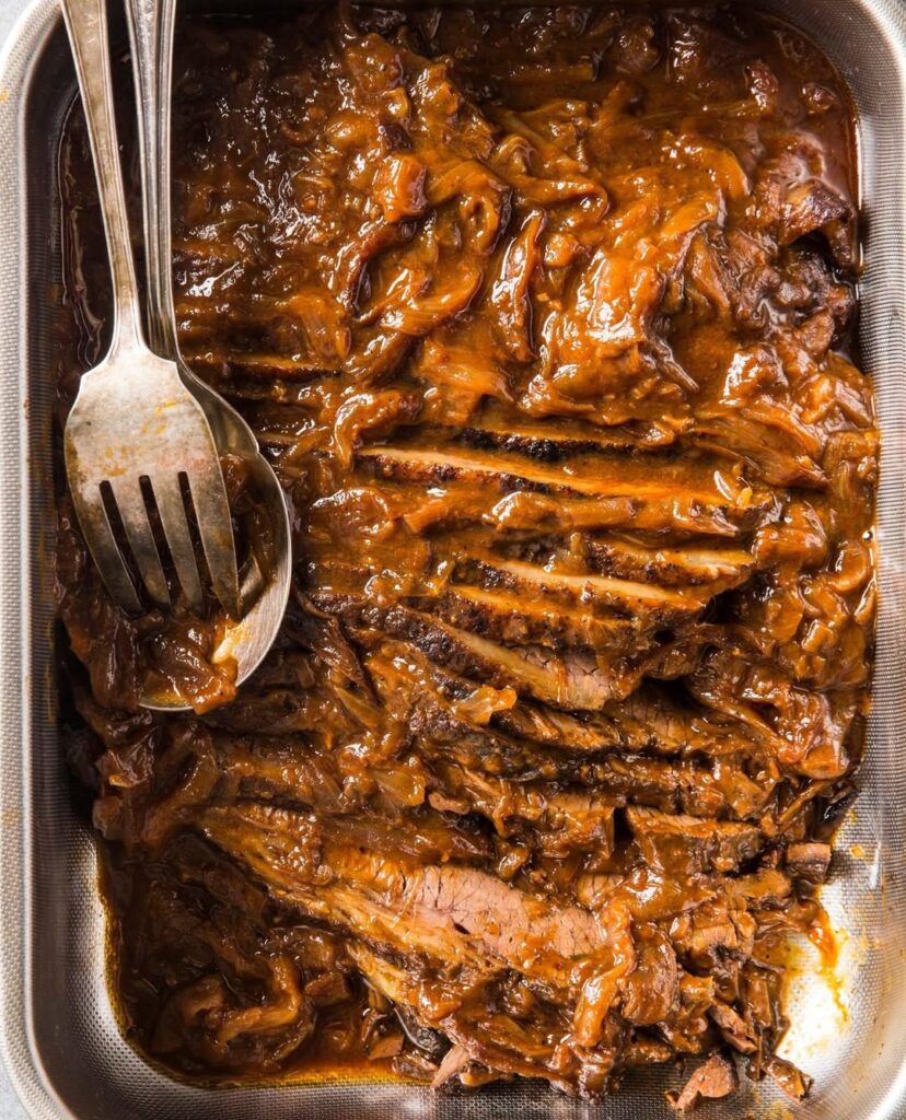 Low-Effort Crockpot Beef Brisket With Smoky Barbecue Sauce 2 How To Cook The Perfect Brisket