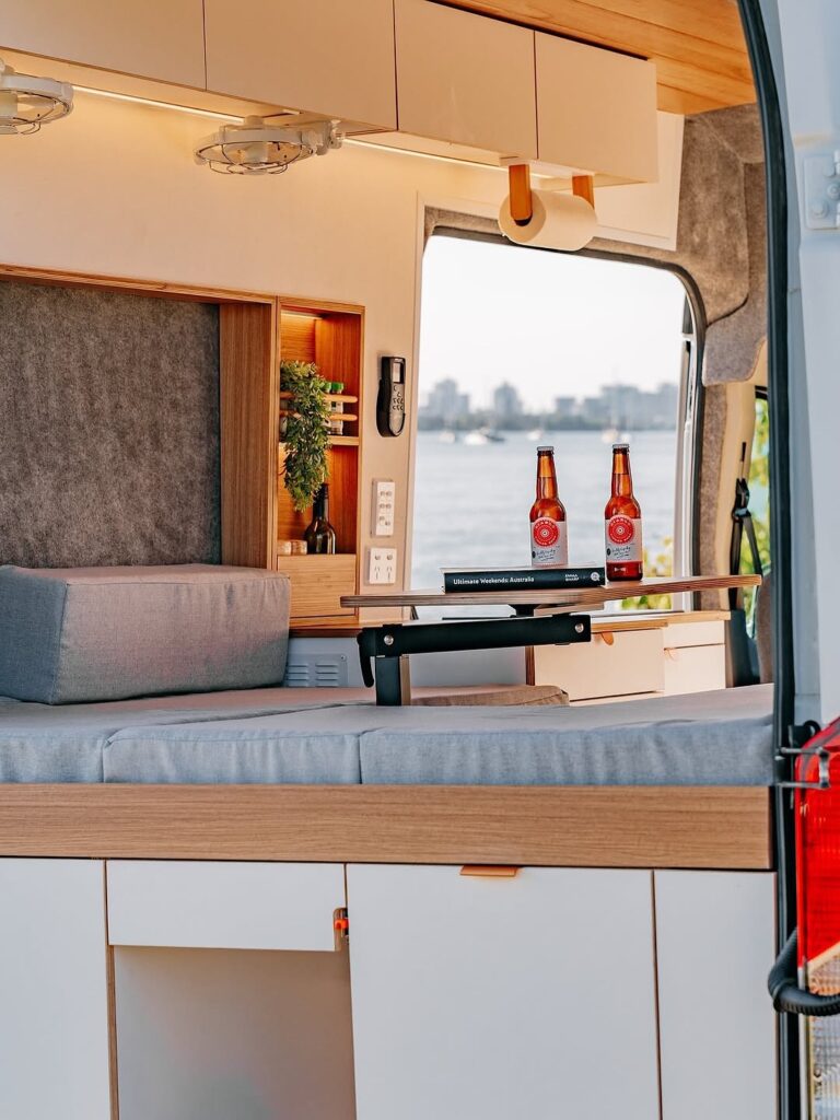 Kitchen Area Inside An Rv