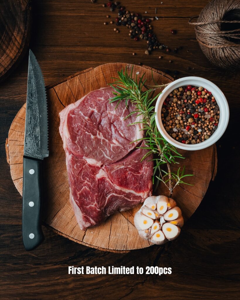 Knife Meat And Spices