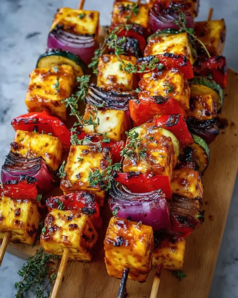 Maple Glazed Turkey And Sweet Potato Skewers