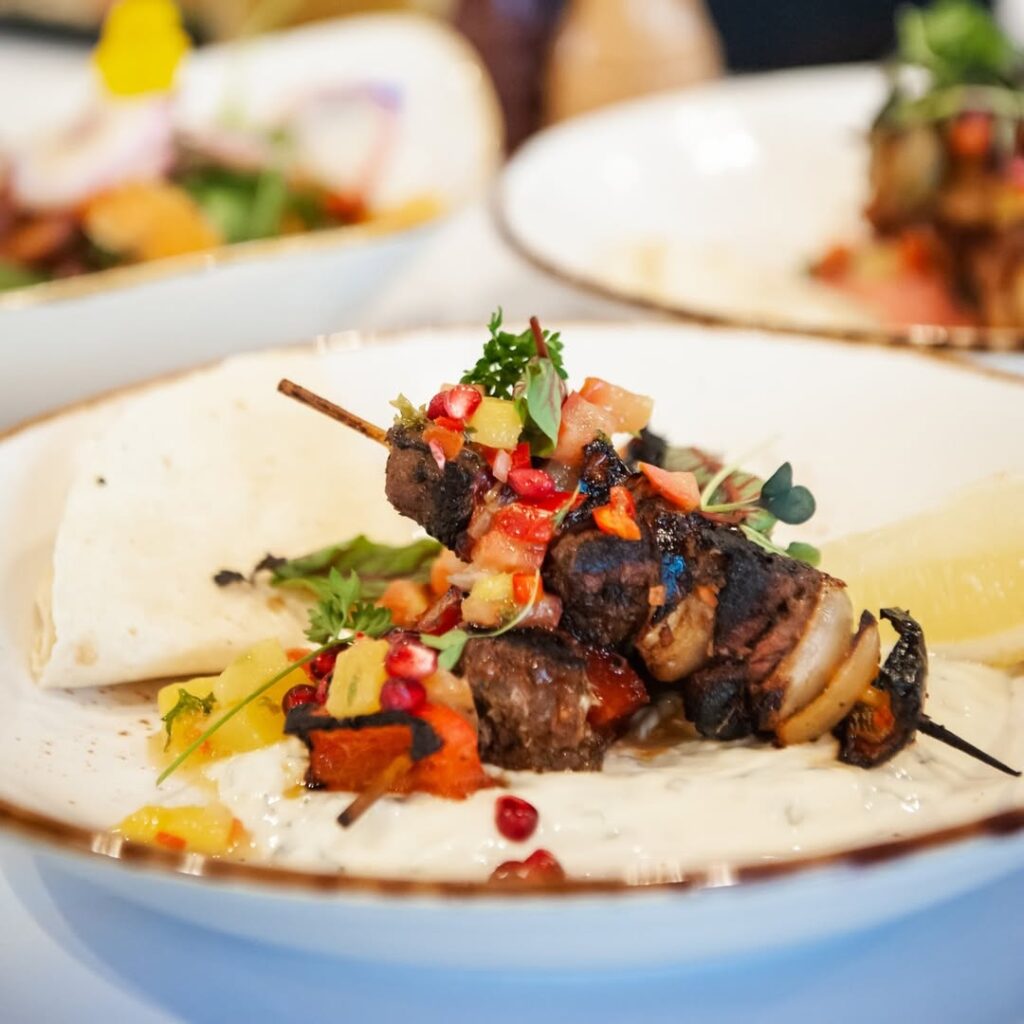 Mediterranean Lamb And Veggie Skewers