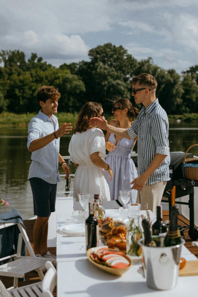 Grills Ahoy! Your Yacht Grilling Guide 5 People Having Fun On A Yacht