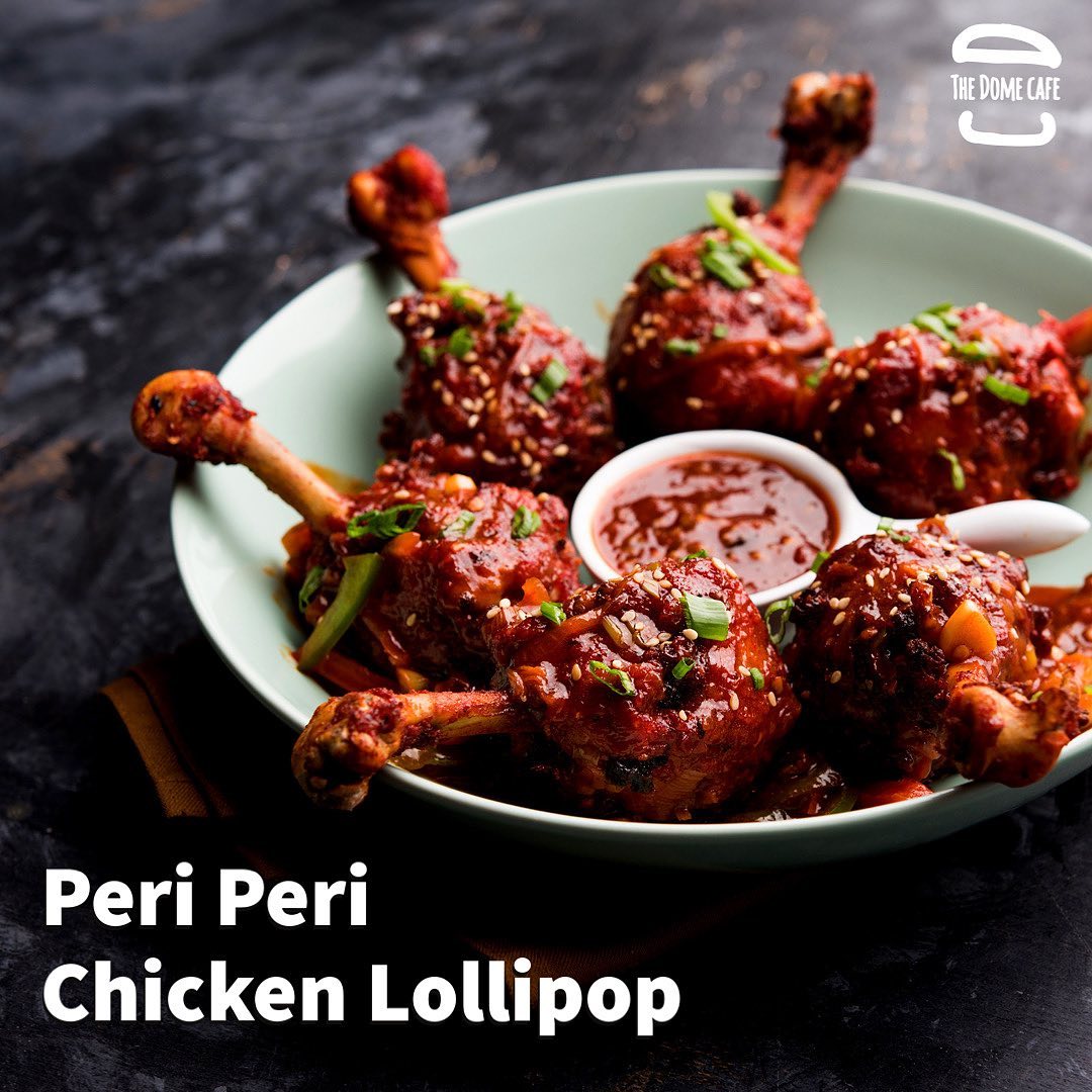 peri peri chicken lollipops