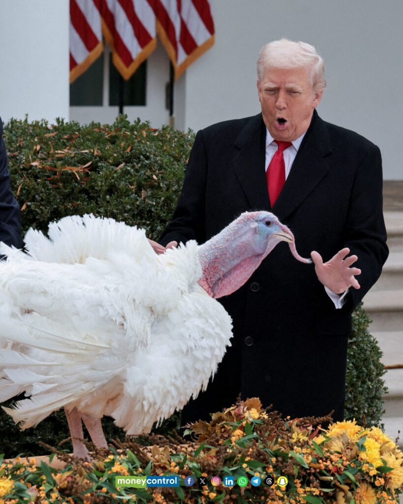 President Trump Is Stunned At Huge Turkey
