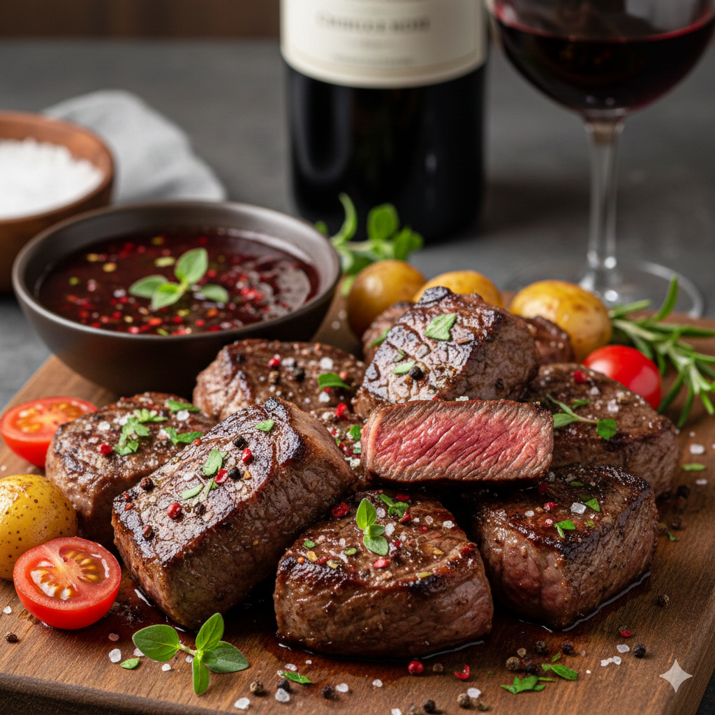 Go Brazilian This Fall With These 15 Churrasco Steak Recipes 8 Red Wine Marinated Churrasco Steak Tips