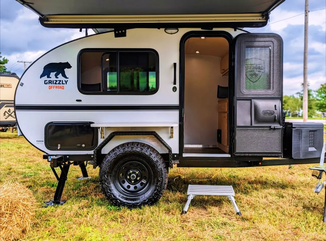 road trip bbq in a recreational vehicle