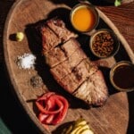 Smoked Beef Brisket With Sauces And Sides