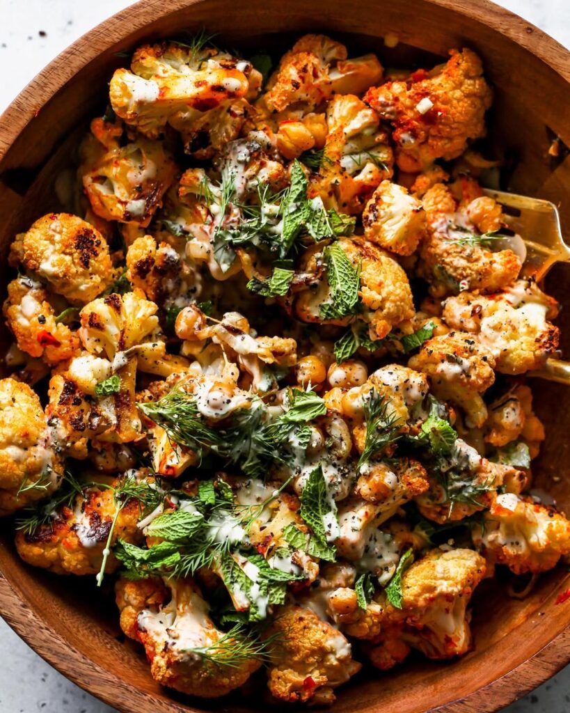 Spicy Harissa Chicken With Roasted Cauliflower And Carrots