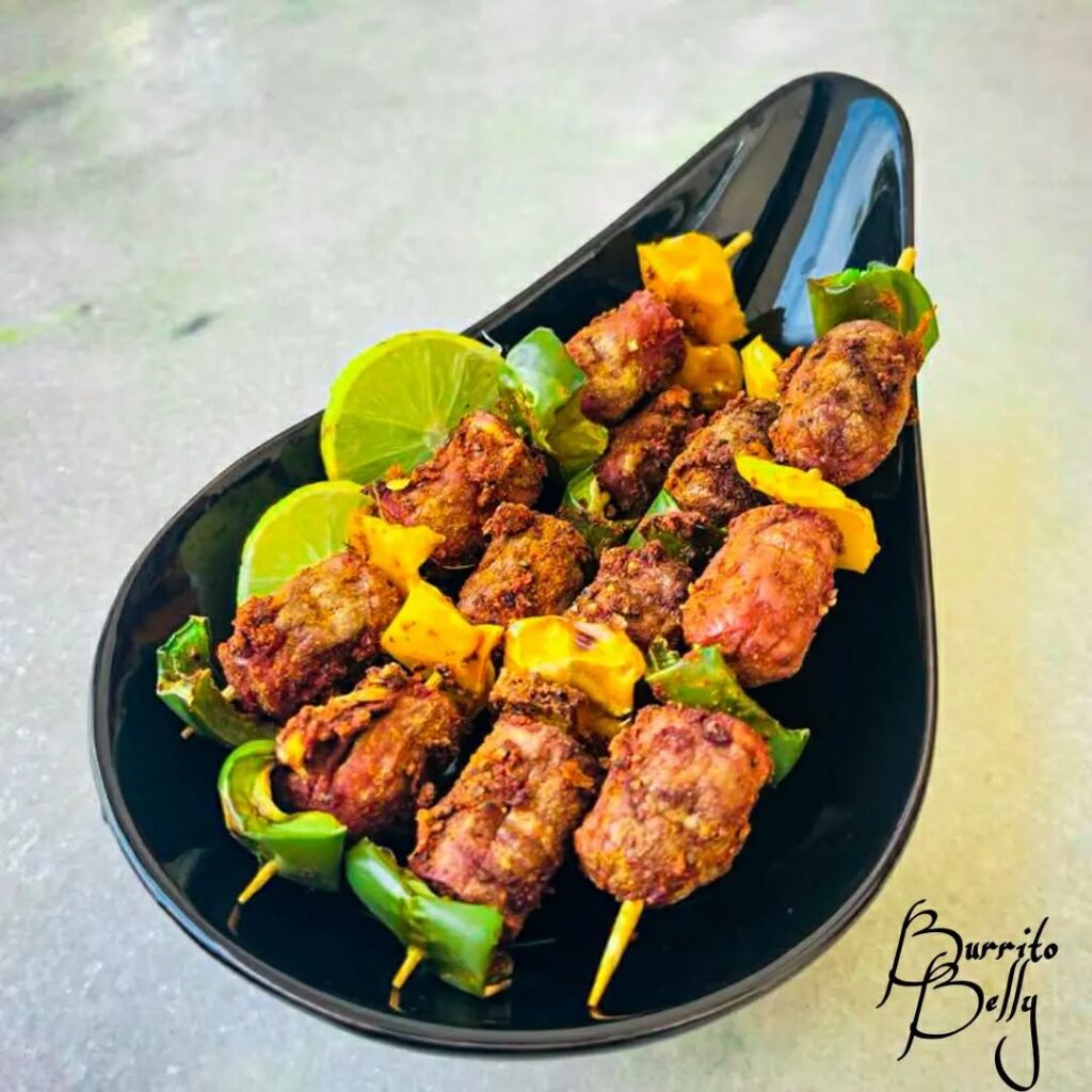 Spicy Sausage And Veggie Skewers