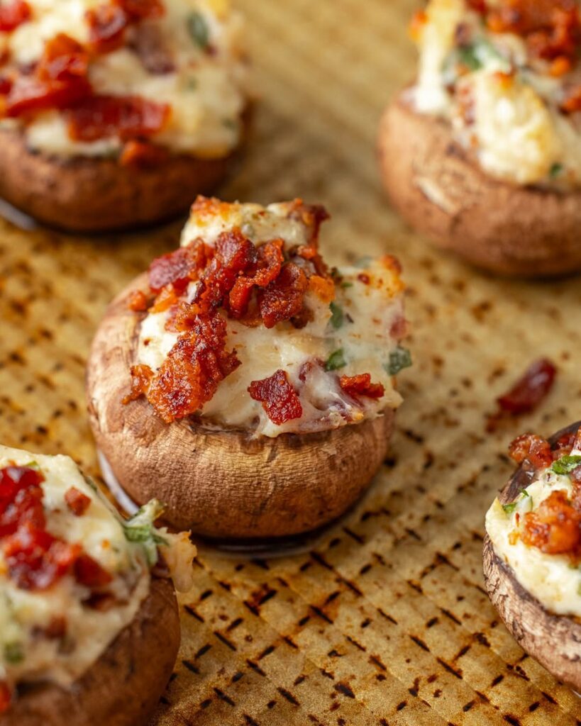 24 Sleepover Bbq Ideas Kids And Teens Will Love 16 Stuffed Mushrooms