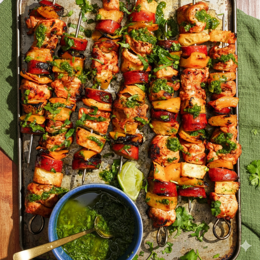 The Best 10 Bbq Chorizo Recipes For Any Grill 8 Sweet And Spicy Chorizo Pineapple Kebabs