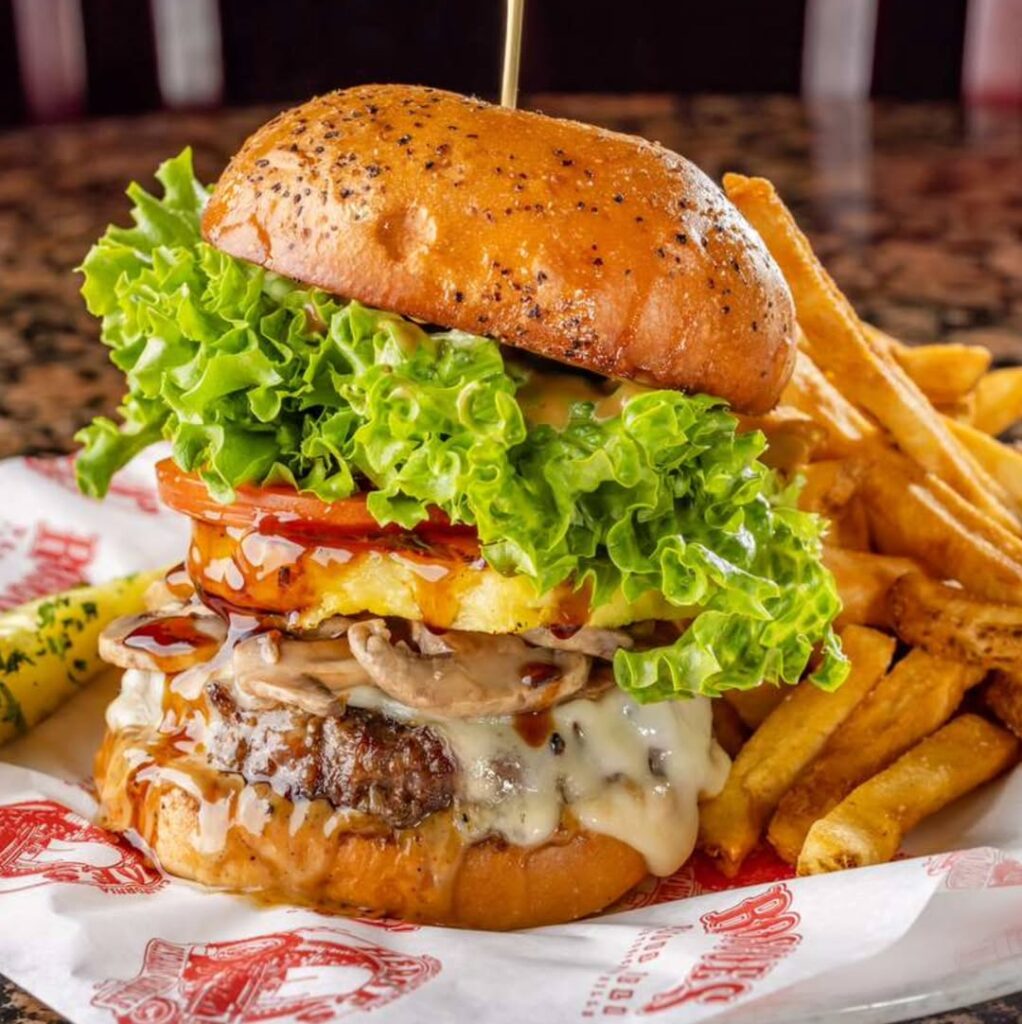 50 States, 50 Burgers: Iconic American Hamburger Recipes 50 Teriyaki Pineapple Burger