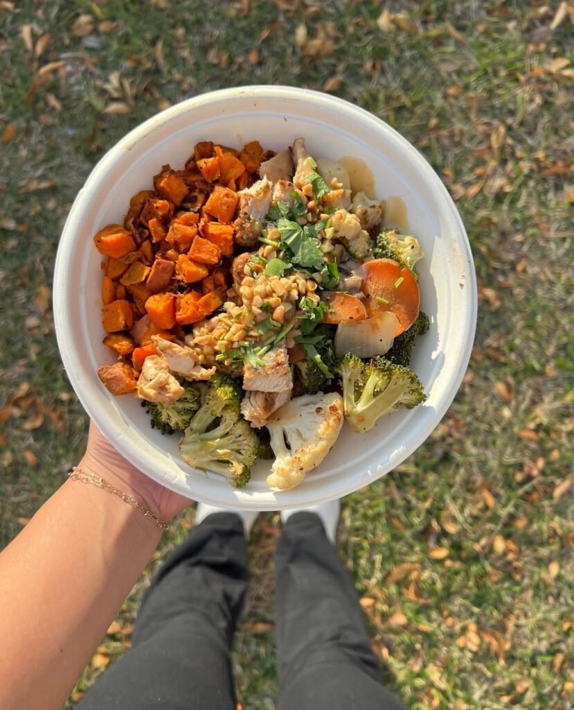 Thai Coconut Chicken Rice Bowl