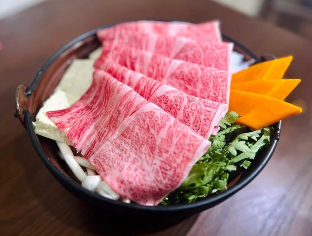 Wagyu Sukiyaki Sweet Soy Hot Pot