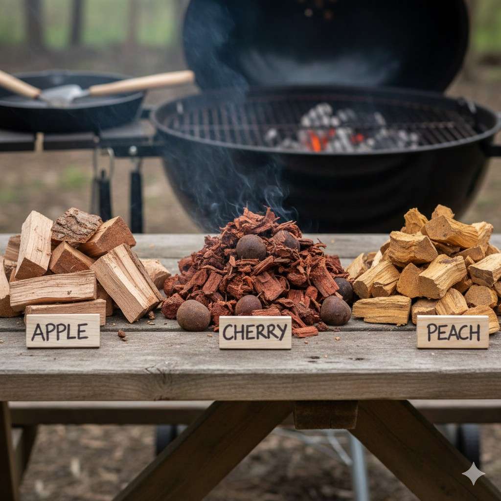 The Science Of Smoke: How Wood Type, Moisture &Amp; Combustion Change Flavor 2 Apple Cherry And Peach Wood For Bbq