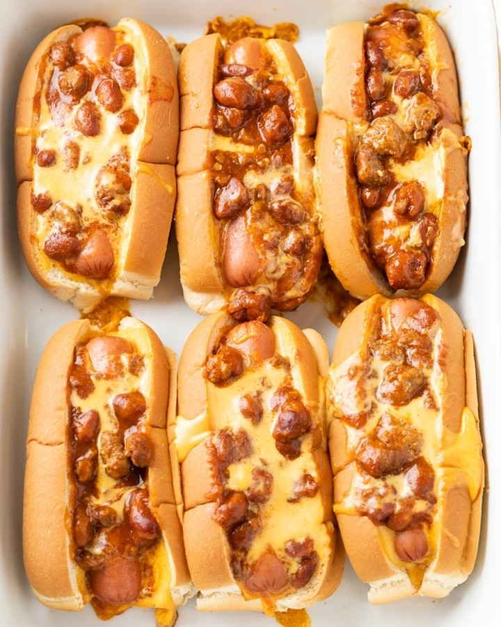 Chili Dogs With Build Your Own Toppings