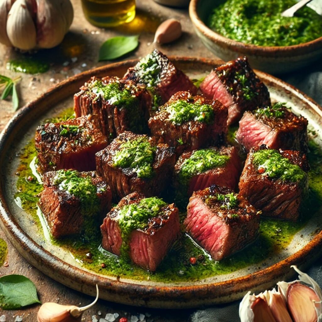 Classic Garlic Herb Sirloin Steak