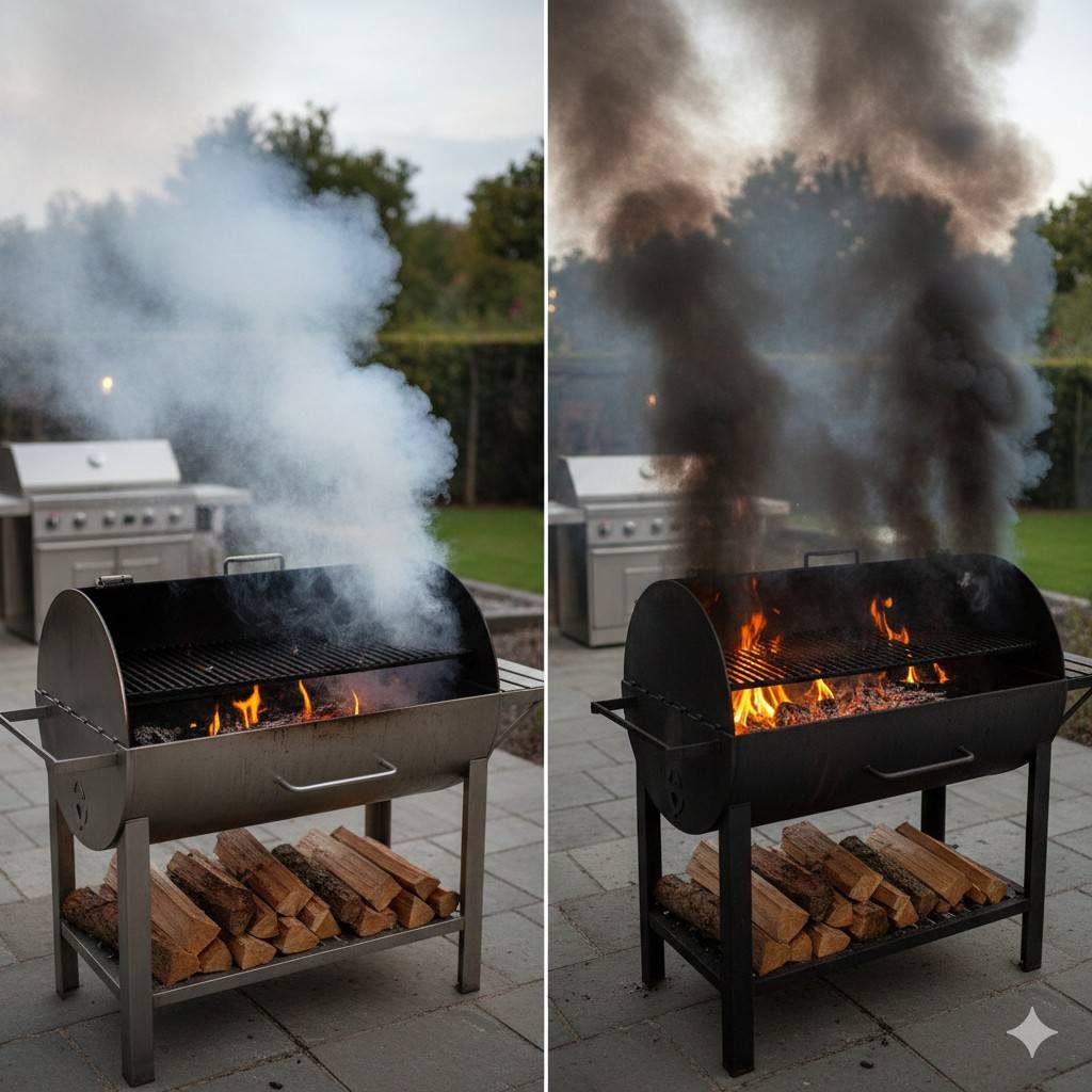 The Science Of Smoke: How Wood Type, Moisture &Amp; Combustion Change Flavor 1 Clean Versus Dirty Grill Smoke