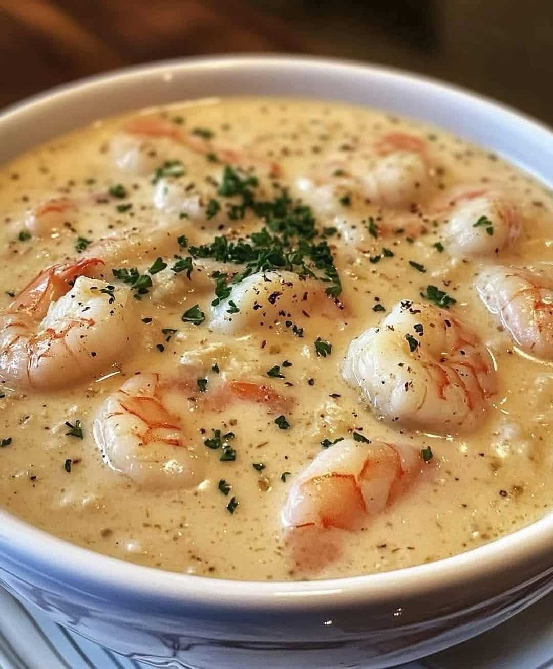 creamy shrimp soup for winter nights