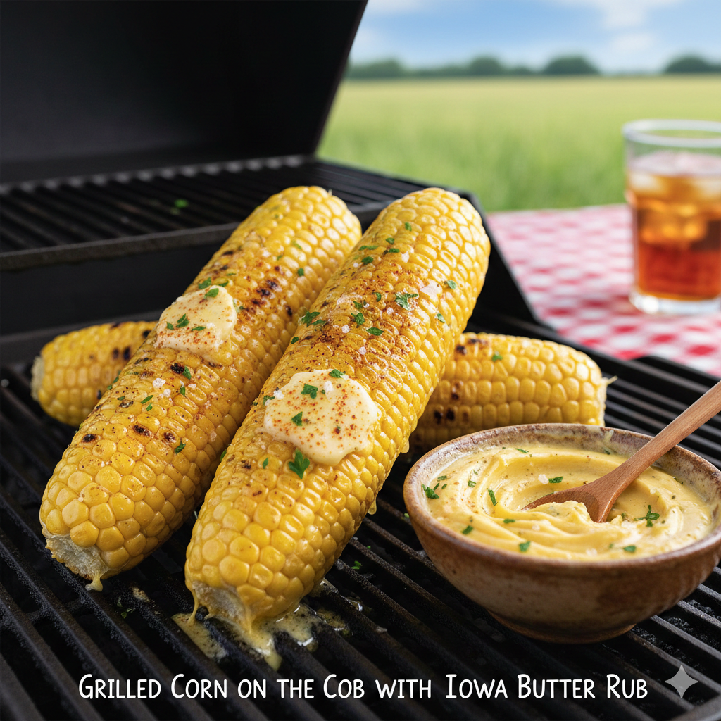 12 Easy Iowa Bbq Recipes To Impress Your Friends &Amp; Family 7 Grilled Corn On The Cob With Iowa Butter Rub