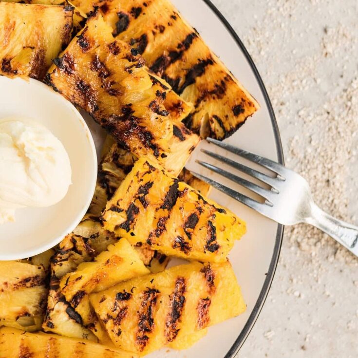 Grilled Pineapple For Dessert