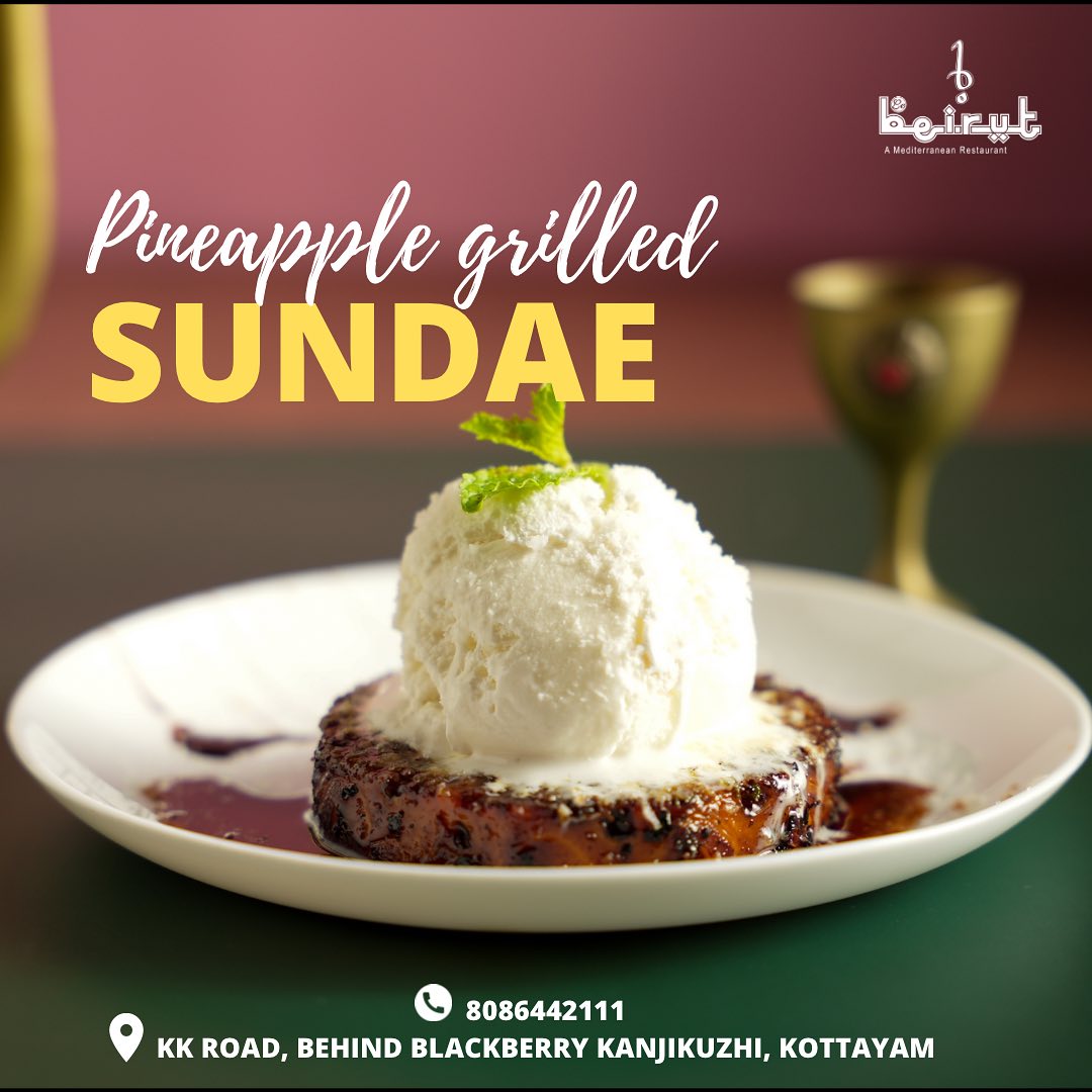 grilled pineapple sundaes to satiate your palate