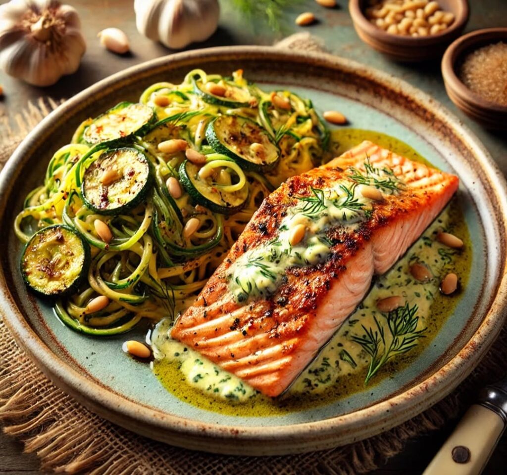 Health-Conscious Bbq: Light &Amp; Lower Fat Bbq Options 3 Grilled Salmon With Dill And Garlic