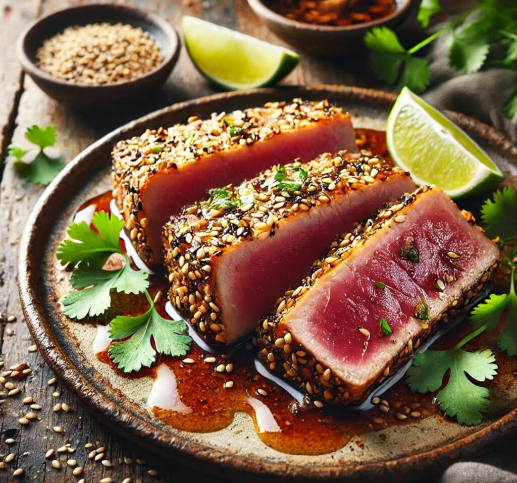 Health-Conscious Bbq: Light &Amp; Lower Fat Bbq Options 10 Grilled Tuna Steaks With Sesame And Ginger