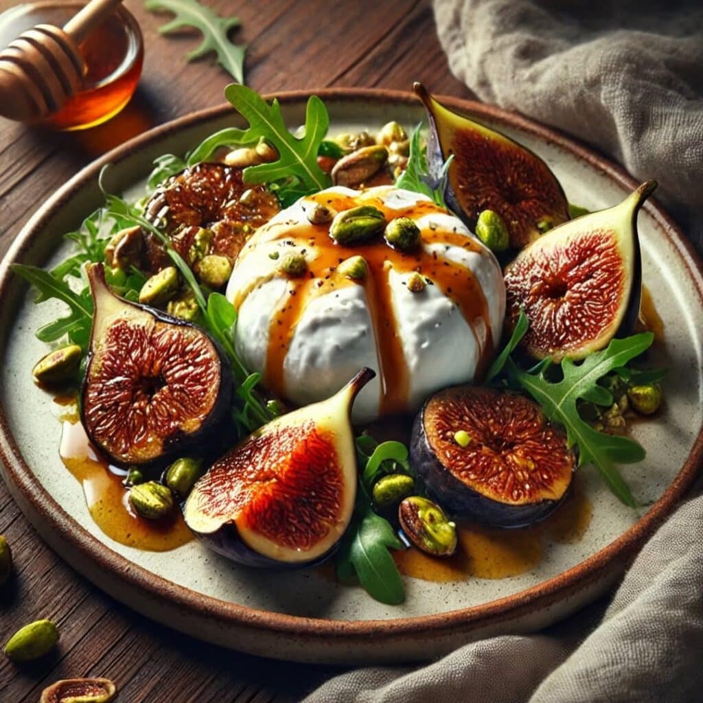 Honey And Balsamic Roasted Figs