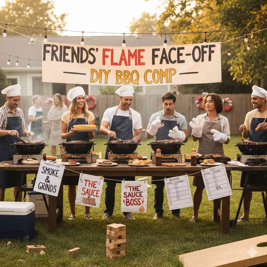 host a diy bbq competition with friends
