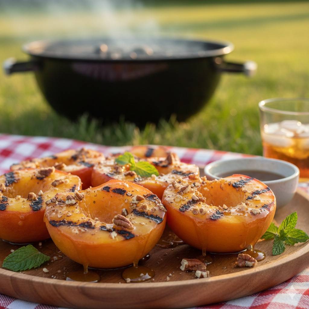 12 Easy Iowa Bbq Recipes To Impress Your Friends &Amp; Family 12 Iowa Bbq Dessert Grilled Peaches With Brown Sugar Glaze
